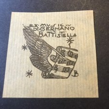 Exlibris Silografia  di Bruno