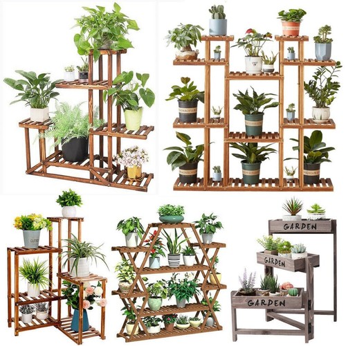 Scaffale per fiori legno - scaffale,