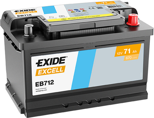 Batteria per auto exide eb712 - per,