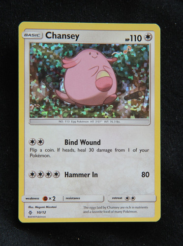 Pokemon chansey holo - "chansey", 10/12