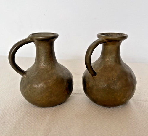 Coppia antiche anfore in - coppia,