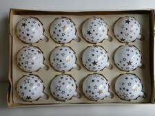 STOCK 12 SFERE PALLINE BIANCHE