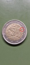 MONETA 2 EURO RARA DA COLLEZIONE 2008 Diritti Umani Usata ERRORE DI CONIO
