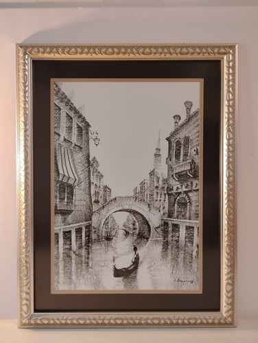 Bellissimo dipinto vintage del