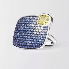 Anello da donna bianco 14K