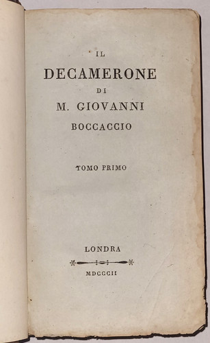 Decamerone giovanni - decamerone,
