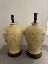 Coppia lampade zenzero giallo