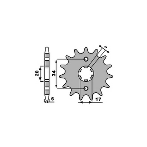 Pbr 2173 pignone - 2173, trasmissione