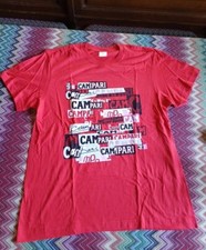T-SHIRT CAMPARI GADGET UFFICIALE TAGLIA M UOMO MAI USATA NO MARTINI CINZANO 