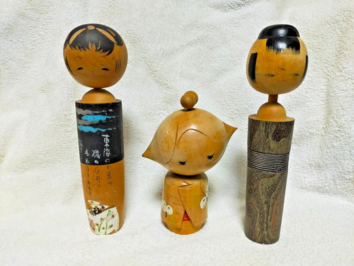 Bambole giapponesi legno - bambole, in