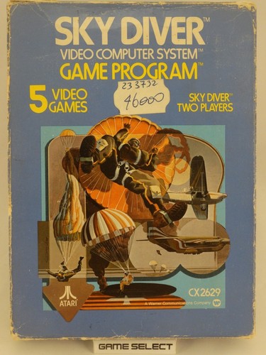 Sky diver atari 2600 - atari, vcs