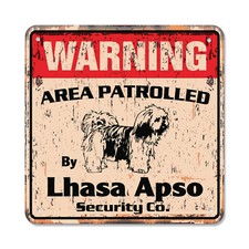LHASA APSO insegna plastica di