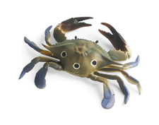 Bambola statuina animale marino giocattolo PVC granchio oceano 20 cm regalo bambini