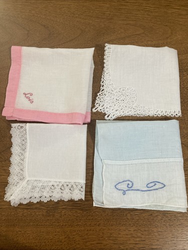 Fazzoletti vintage pizzo - 4,