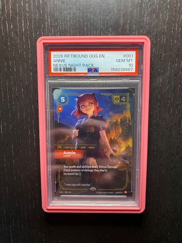 2026 riftbound annie - 2026, fiery