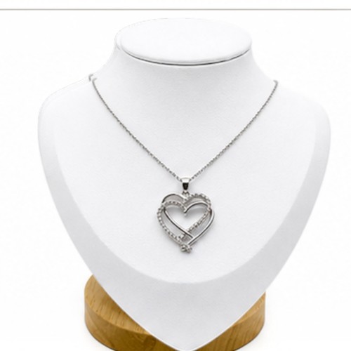 Collana con diamanti - , doppio