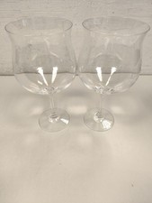 2 Bicchieri Giganti da Vino Rosso in Cristallo