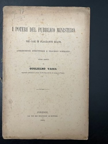 Guglielmo vacca poteri del - vacca,,