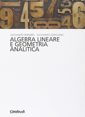 Libro algebra lineare - algebra,