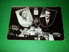 Cartolina Monaco 19 Aprile 1956 - Matrimonio di Grace Kelly e Ranieri III