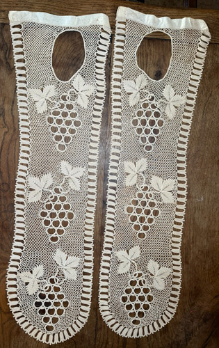 Pizzo antico strisce di - -,