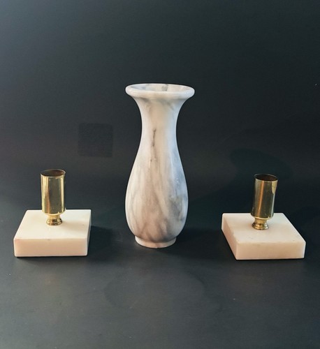 Vaso bocciolo pietra marmo