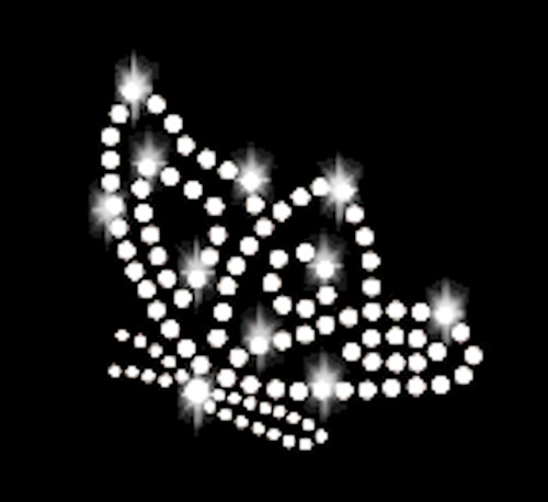 Strass farfalla immagine - farfalla, da