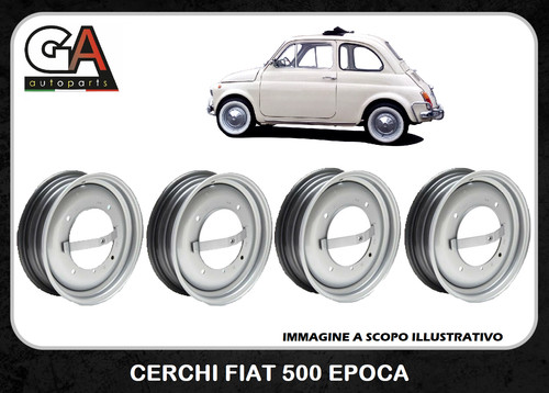 Cerchi fiat 500 epoca - fiat, 12"