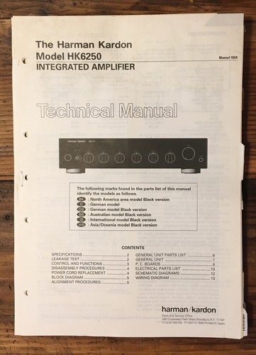 Harman kardon 6250 - kardon, hk-6250