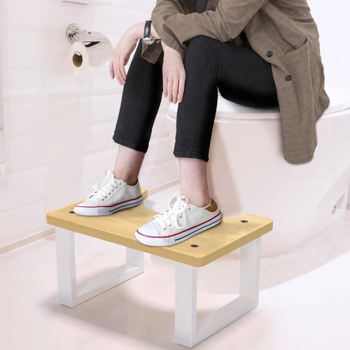 Sgabello per cacca bagno - sgabello,