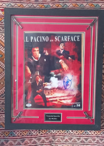 Pacino signed scarface - signed,