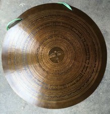 Mantra gong tibetano piatto da