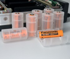 Adattatore batteria convertitore case "AA -> C" per Yaesu FT-290R-II 9 pezzi