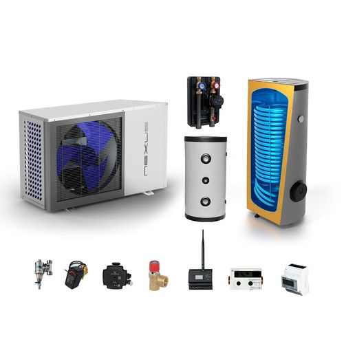 Kit completo pompa - di, calore