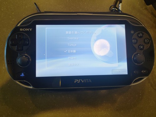 Sony vita black 1000 - ps,