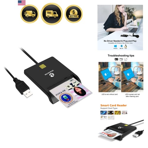 Lettore smart card cac - card,