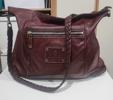 Borsa Gucci in pelle bordeaux
