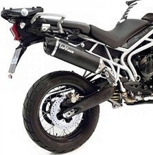 TERMINALE SCARICO LEOVINCE NERO TRIUMPH TIGER 800 XC 2013 (ALL)