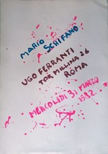 MARIO SCHIFANO - Poster in