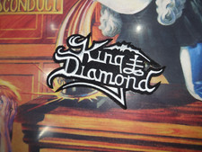 King diamond shape patch - diamond, black
