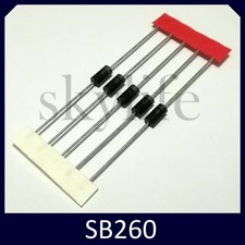 5 pz Diodi Schottky SB260 2A