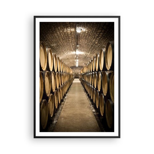 Poster 70x100cm botti vino - 70x100cm,