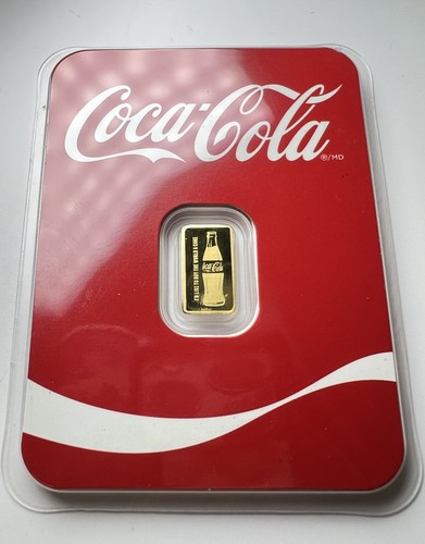 Coca cola lingotto oro - coca-cola,