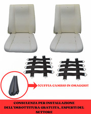 SEDILE FIAT PANDA 141 SISLEY IMBOTTITURE + SET KIT CINGHIE FASCE RINFORZATE