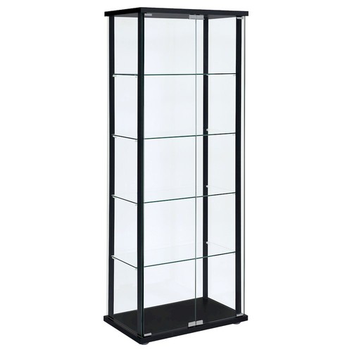 Delphinium shelf clear glass - delphinium, 5-shelf