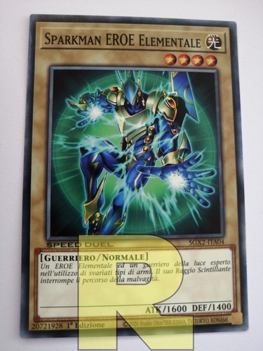 Sparkman eroe elementale - sparkman,