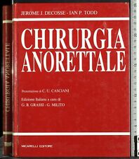 CHIRURGIA ANORETTALE. DECOSSE