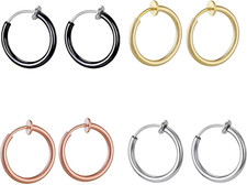 Liuxn Finti Orecchini Anelli