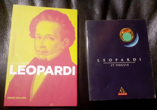 2 LIBRI GIACOMO LEOPARDI: GRANDANGOLO - CORRIERE SERA - 2017, 17 POESIE - I MITI