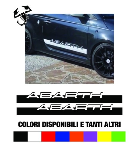 Fasce abarth laterali coppia - fasce,